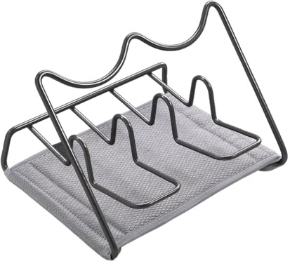 Metaltex Abtropfhalter Dry-Mug 2 Lava für Flaschen und Tassen, schwarz