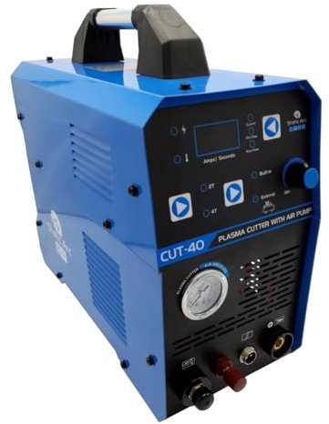 Cut 40 Inverter Plasma Cutter w/INBUILT AIR Compressor Non-Touch Pilot ARC 40A