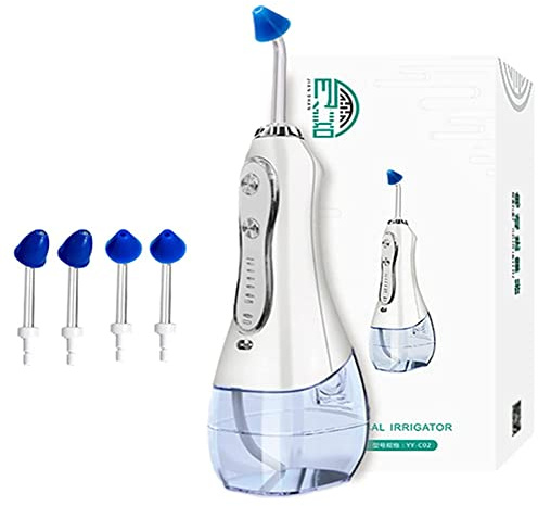PEAMAN Nasenspülung, 300ml Nasenspülmaschine Hydro Pulse Nasal und Sinus Irrigation System mit 5 Modi und USB-Aufladung
