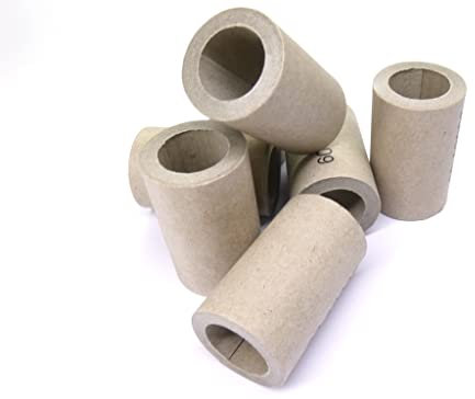 19,0 x 28 x 45 mm Papphülsen, cardboard, heavy paper tubes, parallel gewickelt, sehr fest, (100 Stück)