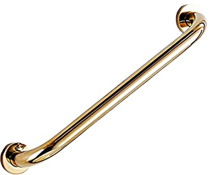 Bathroom Grab Bar, Solid Brass Golden Hand Rails, Bathroom Anti-Slip Grip Grab, Safety Hand Rail Support, for Bathtub Toilet Kitchen Bedroom