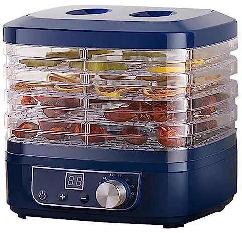 Food Dehydrator, Electric Mini 5-Layer Dryer, Food Dehydrator With Digital Timer And Temperature Control, For Beef, Fruit, Dog Snacks, Herbal Drying