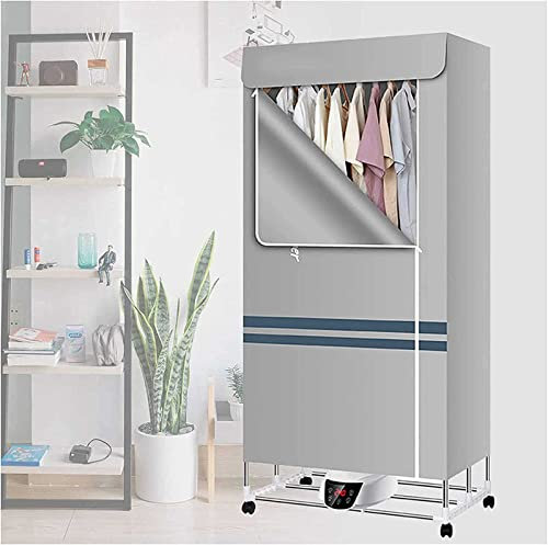 BEABAG Sèche-Linge électrique d'intérieur, Portable, 2/3 étages, Pliable, 1300 W, économie d'énergie (Anion), minuterie Automatique numérique pour la Maison