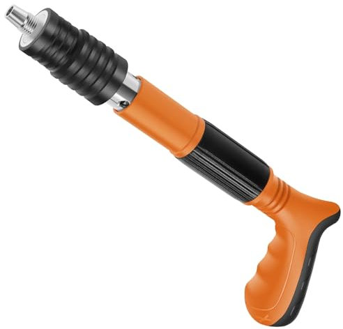 HiCOZZIE Set di Attrezzi per Chiodatura Manuale Mini Nailer, Kit di Attrezzi per Fissaggio con Chiodatrice Pneumatica, Chiodatrice Pneumatica Regolabile per Pareti In Cemento per Lavori di Falegnameri