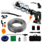 Akku Hochdruckreiniger 21V, Max 1000PSI Tragbarer Hochdruckreiniger mit 2 Akku, Mobiler Hochdruckreiniger mit 3.0Ah Batterie, 6-in-1 Multi-Sprühdüse 5M Schlauch für Auto, Haus, Rasen, Garten, Zaun