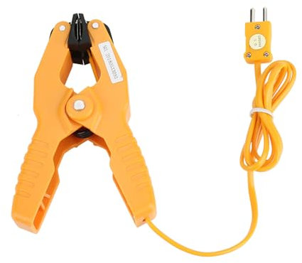 HT-05 K Type Thermocouple Sensor Temperature Lead Pipe Clamp 1~3/8-40~200℃, and Practical with High Accuracy, Wide Temperature Range from -40℃ to 200 ℃, Designed for