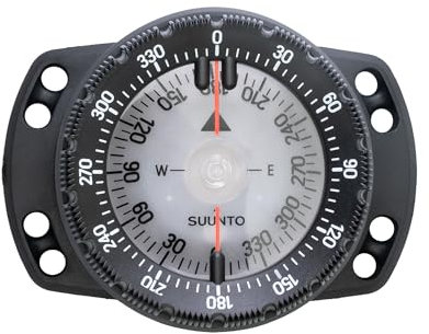 SUUNTO Dive SK-8 Bussola Subacquea Professionale, Compass Impermeabile, Quadrante Fosforescente, Ampia Finestra di Lettura Laterale, Visibilità Ottimale Navigazione Precisa per Esplorazioni Subacquee
