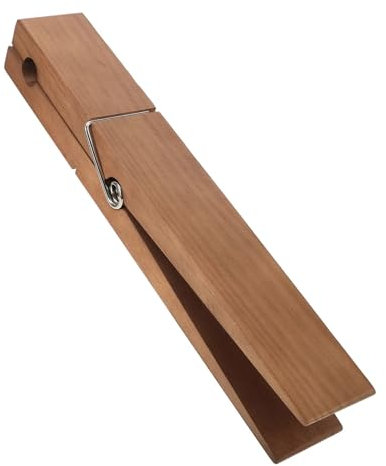 VOSAREA Portasciugamani Legno Gigante Clip Resistente Per Asciugamani e Accappatoi Design Elegante e Funzionale Per Bagno Superficie Liscia e Dettagli Rifiniti