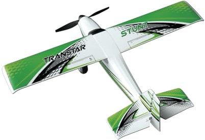 volantexrc 4 CH RC Plane TrainStar 500mm Brushless Remote Control Airplane Fighter RTF with 6-Axis Gyro,3 Modes & Aerobatics, 2.4GHz Radio Controlled Aircraft for Beginners & Adults (Green)