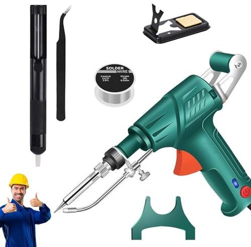 Soudeur Laser, Outil De Soudage Laser Industriel à Chauffage Interne, Soudure Laser Metal Portatif, Pistolet Fer a Souder Laser Metal, Machine à Souder (Vert,Internal Heat)