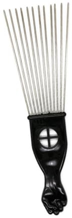 FRCOLOR 3pezzi Pettine Per Capelli in Alluminio Resistente Manico in Abs Rigido Per Styling Dei Capelli Pettine Denti Lunghi Per Lunghi Ricci o Fragili