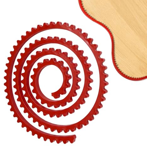 Golgner 2 m Kurvenlineal Fräsen von Profilleisten, Biegbar Kurvenschablone, Flexible Kurvenformungsschablone, für Profilleisten Holz -Fräsen Mehrpunktbefestigung