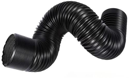 Prese D'aria per Cofano Kit tubi di aspirazione del filtro dell'aria condizionata 76/63/51 mm, condotto telescopico ondulato in filo acciaio(76mm)