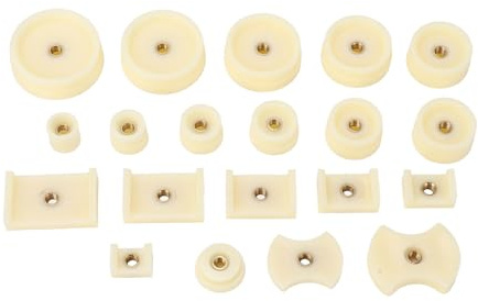 KKPLZZ Set di Matrici per Montaggio a Pressa per Orologi da 20 Pezzi, Kit di Strumenti Professionali per la Riparazione di Orologi con Dimensioni Multiple per Tappatrice