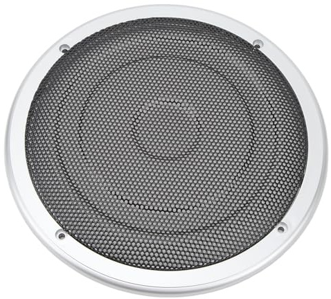 Keenso 8-tums Högtalargrillskydd Universal Högtalargallerskydd med Höghållfast ABS Metallgaller för Bil RV DIY Högtalarprojekt