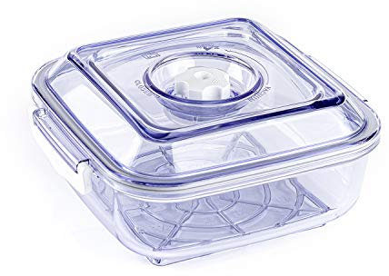 Rommelsbacher Vakuumierbehälter VCR 250 - quadratisch, 2,5 Liter, für Mikrowelle, Kühl-und Gefrierschrank