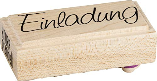 Knorr Prandell 1800300 - Stempel - Einladung, 6 x 2.5 cm
