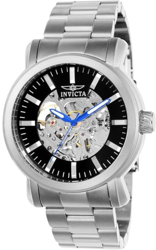 Invicta Herren Analog Automatik Uhr mit Edelstahl Armband 22574