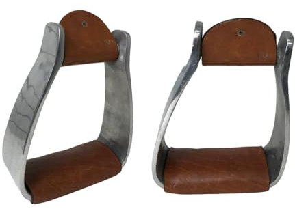 Tahoe Tack Heavy Duty Aluminum Barrel staffe ad Angolo per Western Saddles