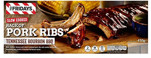 TGI Smoked Rack of Pork Ribs with Tenesee Bourbon BBQ Sauce 450g