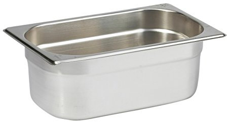 Stainless Steel 1/4 Gastronorm Container 100mm Pan Deep, Catering, Bain Marie, Gastro Food Pans