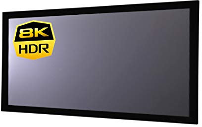 HiViLux Pantalla de proyección con marco (contraste alto: HiViGrey Cinema 5D, ganancia = 1,35 (imagen: 311 x 132 cm diagonal)