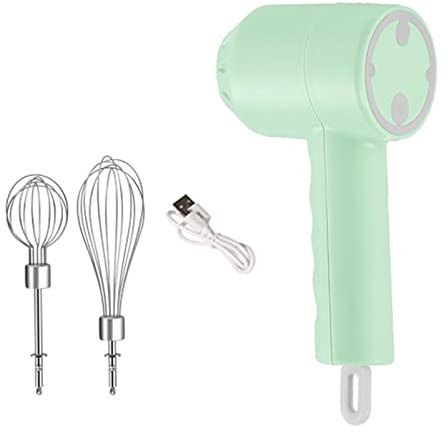 Frullatore elettrico per alimenti Frullatore a immersione portatile senza fili 3 velocità Frullatore per impasto ad alta potenza Frullino per le uova Impastatrice manuale Utensili da cucina ( Color :