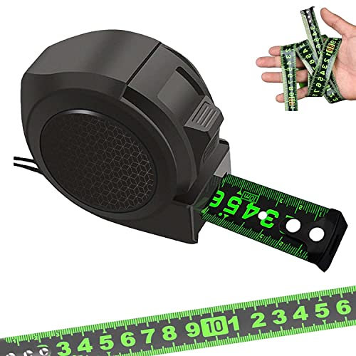 Fluoreszierendes Maßband Aus Stahl - Edelstahl Teleskopbandmaß, Selbst-arretierendes Bandmaß, Selbstklebendes Maßband, Einziehbares Maßband, Tape Measure Zum Präzisen Messen, 3/5/7.5/10M