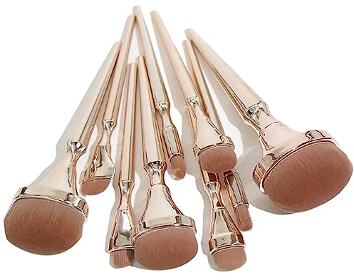 ISTOVO 9 Golden Oval Makeup Brush Nybörjarborste Spårlös Makeup Brush Set Ögonskuggsborsteset