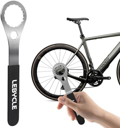 Zimoer Fahrrad Centerlock Werkzeug,16 Kernben 44mm Fahrrad Tretlagerschlüssel, Hollowtech Werkzeug,Kompatibel mit Shimano BB51/ BB52/ BB70/ BB71/ BB72/RS500/MT500,GXP-Serie,Centerlock Schlüssel
