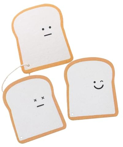 NULYLU 3pcs Multi-Function Household Dish Sponges for Cleaning Dishes and Bathroom Tub, No Surface Damage, Reusable and Convenient Kitchen Supply Cleaning Pads