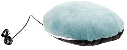 BESTYASH Chauffe-pieds USB Rechargeable en Peluche Vert, Chaussures Chauffantes pour Bureau et Maison, Chauffage Électrique Pratique pour L'hiver