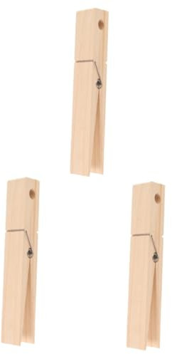 BUGUUYO 3pezzi Clip Per Asciugamani Legno Gigante Porta Asciugamani Da Bagno Multiuso Supporto Resistente e Accessori Design Salvaspazio Finitura Liscia e Sicura