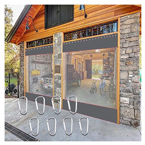 KFDDO Outdoor Pergola Clear Tarp Curtain Weather Resistant Tent Side Panel Curtain 0.5mm for Pergola, Porch, Gazebo, Cabana, Customizable (1.6x2m/5.25x6.56ft)