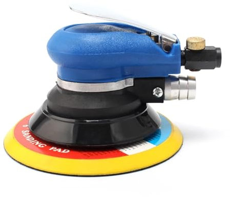 Lijadora Orbital Neumática, Amoladora de Aire, Excéntrica de Vacío, Máquina Pulidora y Rectificadora, Herramientas Neumáticas para granito, mármol y hormigón(5inch)
