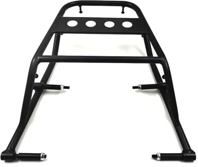 Motorcycle Rear Luggage Rack For Kawasaki ZRX1100 ZRX1200 ZRX1100/1200 Motorcycle Rack Carrier Cargo Rear Luggage Rack Saddlebag Stand Passenger Handle(Black)
