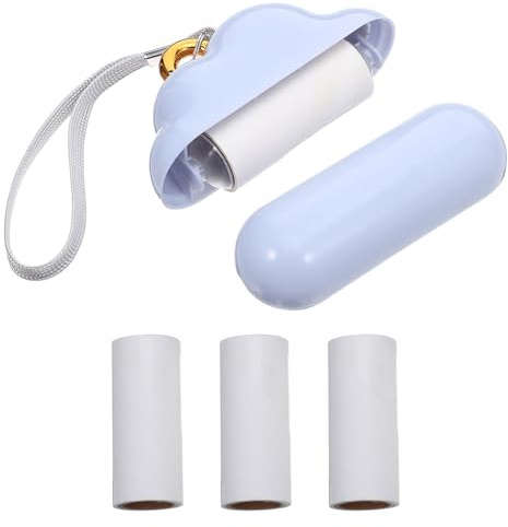 Homoyoyo Rullo Levapelucchi Adesivo Riutilizzabile 5 Fogli Ricaricabili Levapelucchi Portatile Compatto per Vestiti Mobili e Auto Rimozione Efficiente di Peli di Animali e Lanugine Set