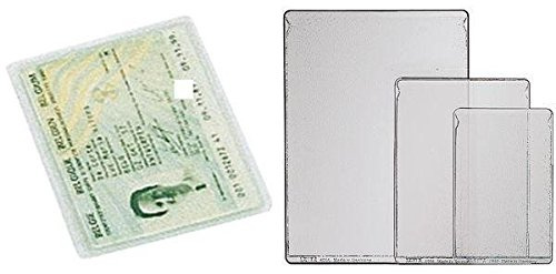 LEITZ Ausweish¸lle, PVC, 1-fach, 0,20 mm, 54 x 86 mm VE = 25