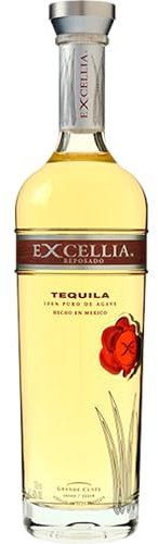 Excellia Tequila Reposado, 70cl, 40% ABV, Made from Blue Agave, and 9 months aged in Cognac and Sauternes Casks, Great for Christmas and Birthdays.