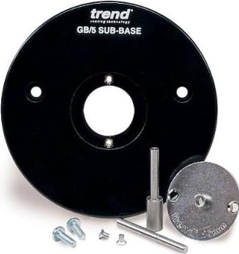 Trend Solid Laminate Sub Base System Completer with Line-up Pins and Bush for Triton TRB001 & MOF001, GB/5/Q