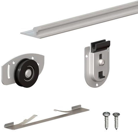 Système coulissant SLID'UP 130 pour 2 portes de placard - rail 1,2 m - 70 kg