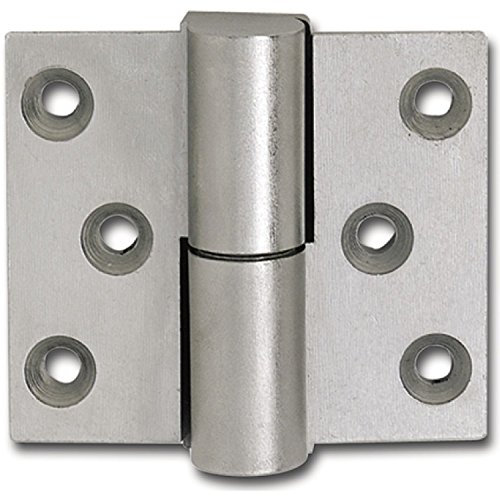 Solido Türband Scharnier | Aufschraubscharnier | Zylinderband | Türscharnier Höhe 60mm, links, vernickelt