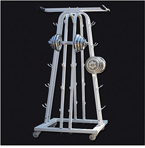 belund Hantelständer Hantelständer for Das Heim-Fitnessstudio, 5-stufiger Hantelwagen, Geeignet for Die Aufbewahrung Von Hantelscheiben, Curl-Stange Und Hantellager 1500 Lbs