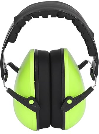 Schalldichte Ohrenschützer, Geräuschreduzierende Sicherheits-Ohrenschützer, 21 DB Schützen-Gehörschutz-Kopfhörer-Headset Zum Mähen, Bau, Fertigung, Holzarbeiten (grün)
