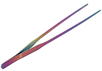 Pongnas Aquarium-Pinzette, Futterzange, 27 cm, Edelstahl, Lange Pinzette, Lange Pinzette für Aquarium, Bepflanzte Zange, Futterwerkzeuge für Wasserpflanzen, Reptilien, Schlangen, (27 cm