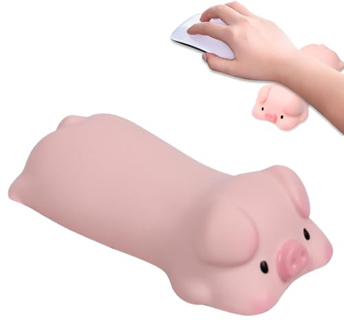 CATOR 1 pcs Handgelenkauflage Maus,Tastatur Handballenauflage Ergonomisch Handgelenkstütze Pad Maus Handgelenkauflage Handgelenkschutz iedlich Handgelenkpolster - Schwein