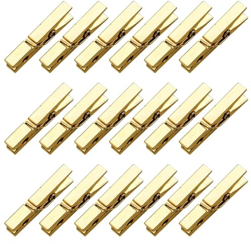 FSSTUD Lot de 50 mini pinces à linge en plastique pour photos et décorations de fête