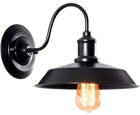 Luce murale esterna americana, illuminazione con applique del cortile retrò, lampada decorativa in stile industriale, lampada decorativa per la villa montata in campagna, per porta d'ingresso,