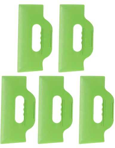 NOENNULL Spatules de Mastic de 10 Pouces pour Patchage à Clous de Cloisons Sèches, Grattoir de Peinture en Plastique Flexible Ensemble avec Poignée Non Glissante, 10 Pièces