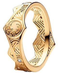 Artiyoo Game Throne Dragon Crown Ring Fit Women Fashion Gifts 925 Sterling Silver DIY Jewelry (Game Throne Dragon Crown Ring number 6)